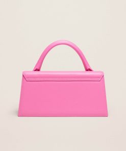 Donna JACQUEMUS Borsa | Le Chiquito Long Neon Pink