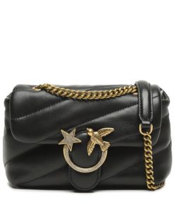 Donna PINKO Borsa | Borsa Nero-Antique Gold