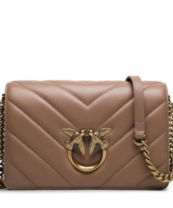 Donna PINKO Borsa | Borsa Biscotto Zenzero-Antique Gold