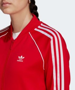 Donna ADIDAS ORIGINALS Giacca | Sst Tracktop Pb Rosso