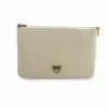 Donna PINKO Borsa | Borsa Bianco Seta-Antique Gold