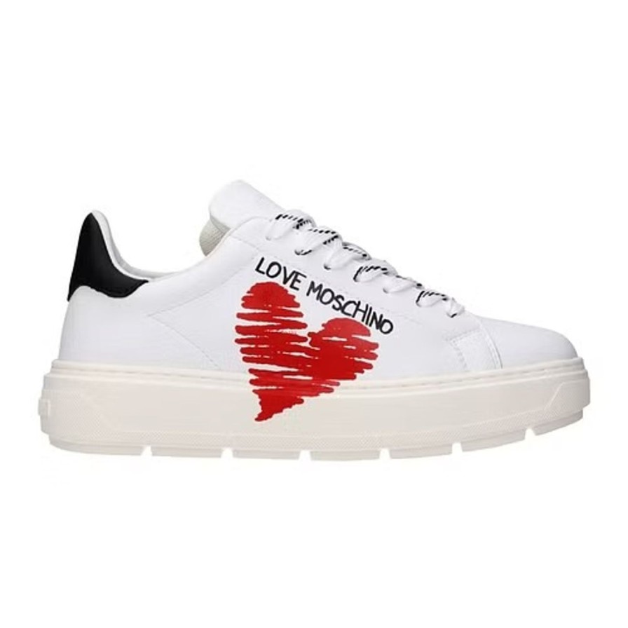 Donna LOVE MOSCHINO Sneakers | Sneakers Bianco Nero