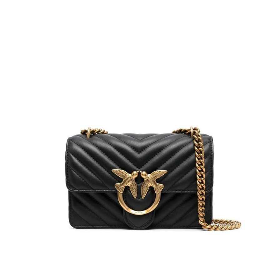 Donna PINKO Borsa | Borsa Nero-Antique Gold