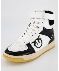 Donna PINKO Sneakers | Midi Basket Hi Sneaker Bianco/Nero