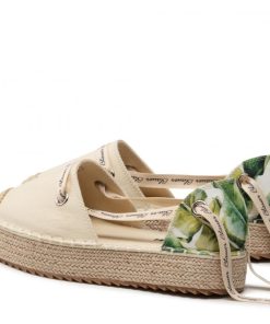 Donna BLAUER Scarpa | Spring02 Cream/Palm