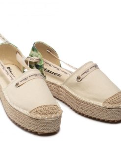 Donna BLAUER Scarpa | Spring02 Cream/Palm