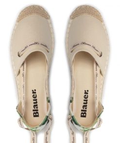 Donna BLAUER Scarpa | Spring02 Cream/Palm