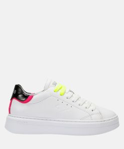 Donna SUN68 Sneakers | Sneakers Bianco/Giallo Fluo