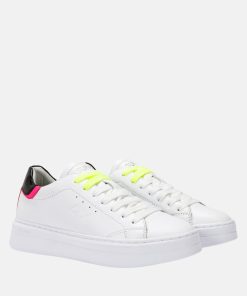 Donna SUN68 Sneakers | Sneakers Bianco/Giallo Fluo