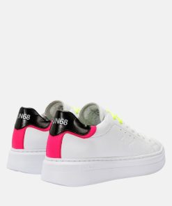 Donna SUN68 Sneakers | Sneakers Bianco/Giallo Fluo