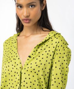 Donna PINKO Camicia | Camicia Verde/Nero