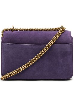 Donna PINKO Borsa | Borsa Viola Uva-Antique Gold