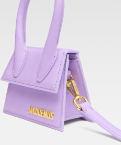 Donna JACQUEMUS Borsa | Le Chiquito. Mini Borsa A Mano In Pelle Firmata. Lilac