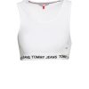 Donna TOMMY JEANS Top/ Reggiseno | Tjw Logo Wb Crop Top, Ybr White